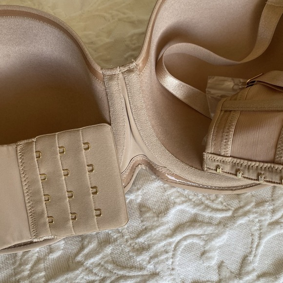 ThirdLove 24/7 Classic Strapless Bra Warm Taupe Nude 36D Convertible NWT T-shirt - Picture 5 of 8